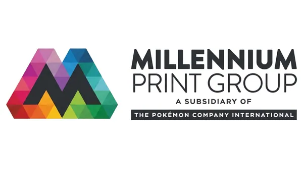 Logo van Millennium Print Group, klant van GoldSolutions